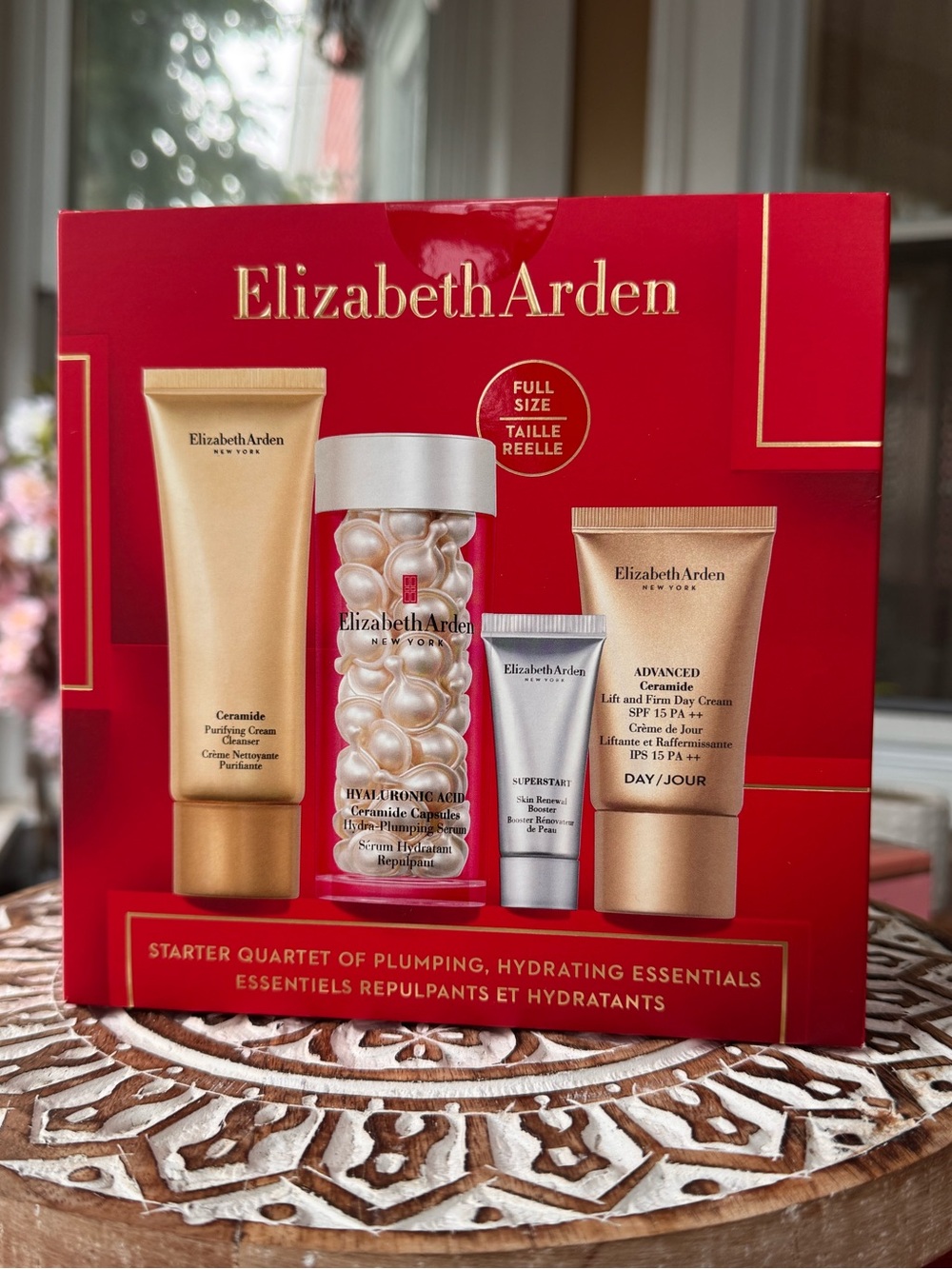 Elizabeth Arden Hyaluronic Acid Ceramide Capsules 4-Piece Skincare Set New